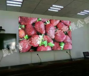 天裕诚为广州展会会议大厅打造3*3液晶拼接屏